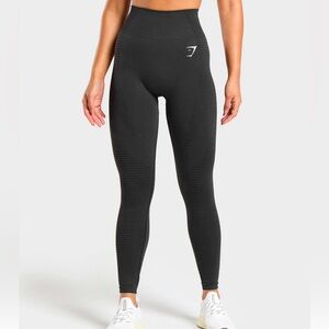 Gymshark Vital Seamless Leggings - Small - Black Marl